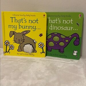 Usborne Touchy Feely Board Books “That’s Not my Bunny, Dinosaur” Easter gifts